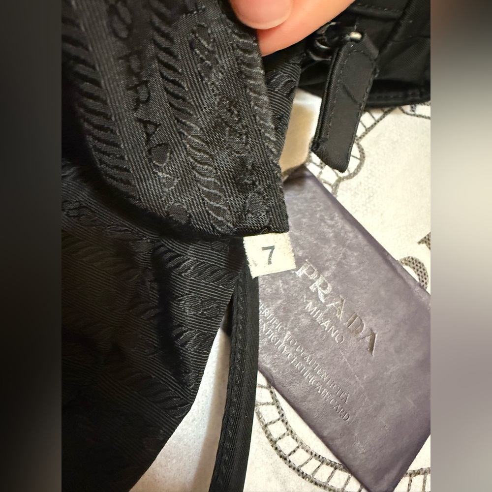 Prada Black Nylon Tote Bag EUC with COA! - Picture 7 of 13